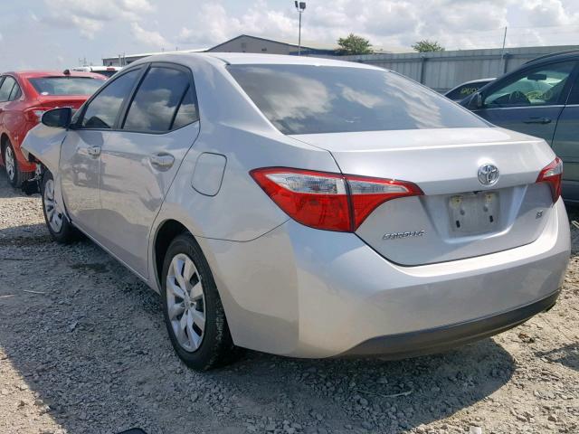 5YFBURHE4GP429269 - 2016 TOYOTA COROLLA L SILVER photo 3