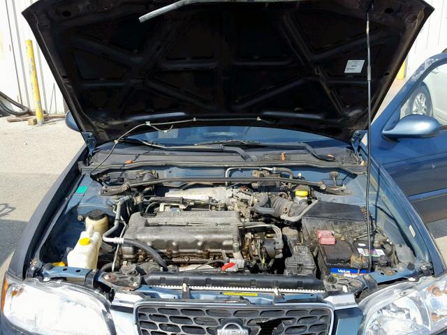 3N1BB51D51L125794 - 2001 NISSAN SENTRA SE BLUE photo 7