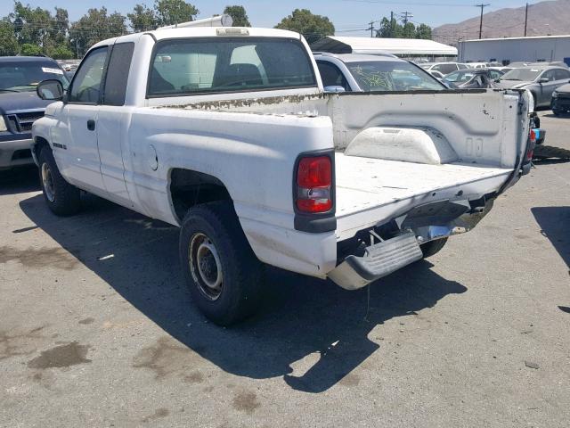 1B7KC23Z61J577679 - 2001 DODGE RAM 2500 WHITE photo 3