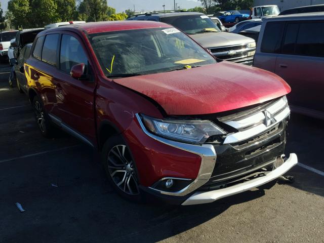 JA4AD3A32JZ040266 - 2018 MITSUBISHI OUTLANDER RED photo 1