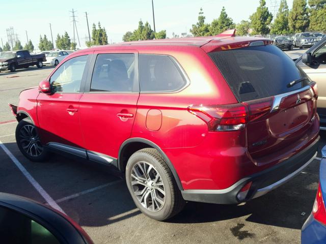 JA4AD3A32JZ040266 - 2018 MITSUBISHI OUTLANDER RED photo 3