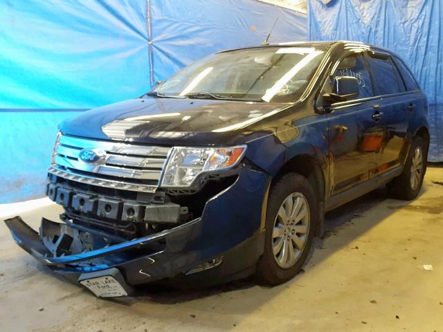 2FMDK3JC9ABA69934 - 2010 FORD EDGE SEL BLUE photo 2