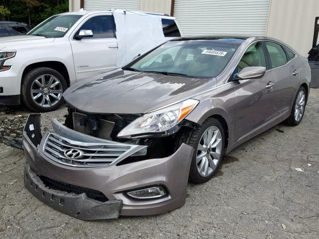 KMHFH4JG5DA310825 - 2013 HYUNDAI AZERA GLS BROWN photo 2