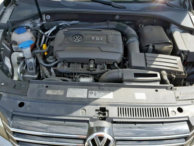 1VWAT7A3XEC057547 - 2014 VOLKSWAGEN PASSAT S GRAY photo 7