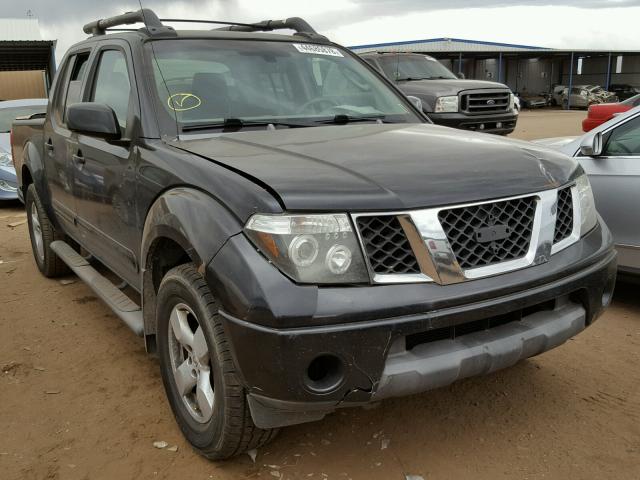 1N6AD07W46C436745 - 2006 NISSAN FRONTIER C BLACK photo 1