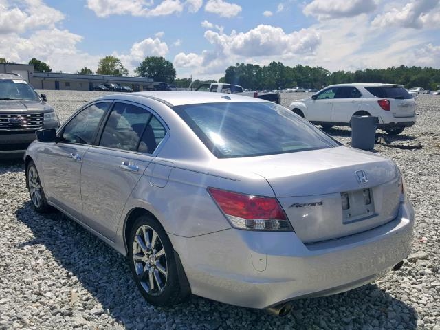 1HGCP3F85AA030731 - 2010 HONDA ACCORD EXL SILVER photo 3