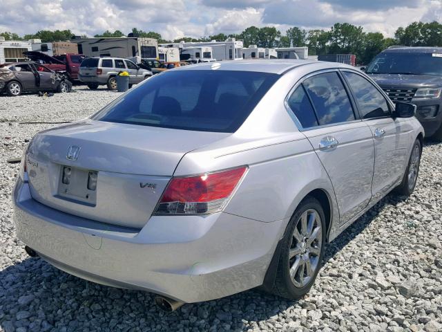 1HGCP3F85AA030731 - 2010 HONDA ACCORD EXL SILVER photo 4