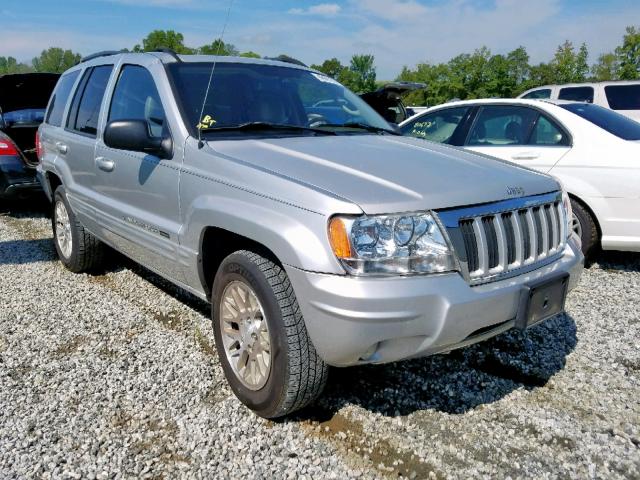 1J4GX58N14C158336 - 2004 JEEP GRAND CHER SILVER photo 1