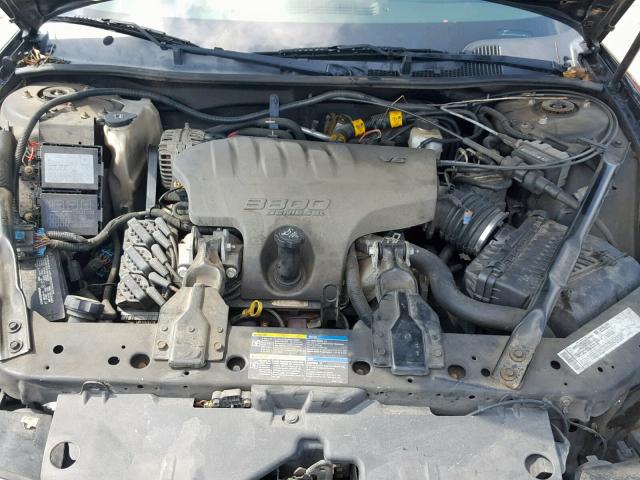 2G1WX12K859277964 - 2005 CHEVROLET MONTE CARL BLACK photo 7