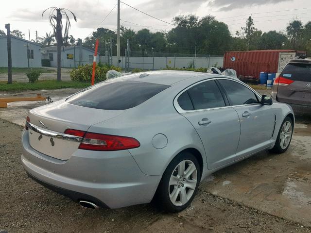 SAJWA0FA3AHR58271 - 2010 JAGUAR XF LUXURY SILVER photo 4