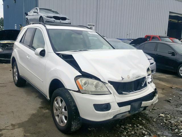 4JGBB86E37A208751 - 2007 MERCEDES-BENZ ML 350 WHITE photo 1