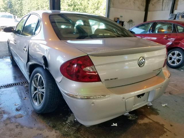 2G4WD562651257207 - 2005 BUICK LACROSSE C SILVER photo 3