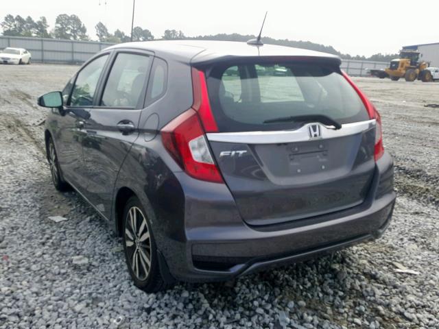 3HGGK5H81JM723419 - 2018 HONDA FIT EX GRAY photo 3