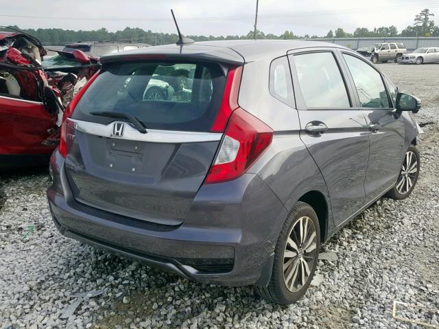 3HGGK5H81JM723419 - 2018 HONDA FIT EX GRAY photo 4