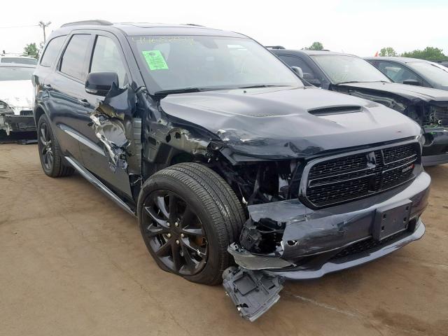 1C4RDJDG7JC393617 - 2018 DODGE DURANGO GT GRAY photo 1