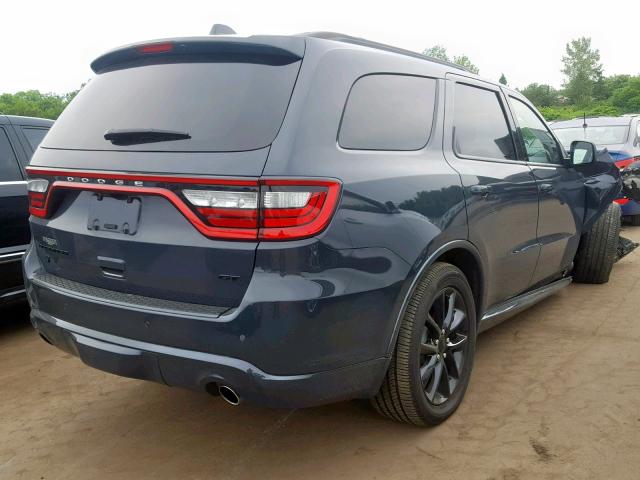 1C4RDJDG7JC393617 - 2018 DODGE DURANGO GT GRAY photo 4