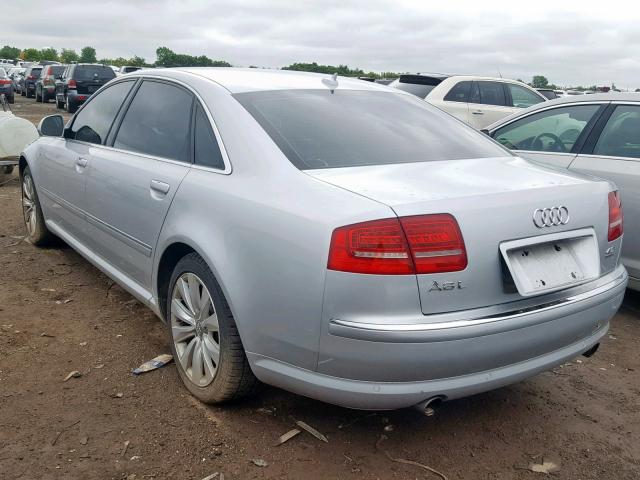 WAUMV94E38N007047 - 2008 AUDI A8 L QUATT SILVER photo 3