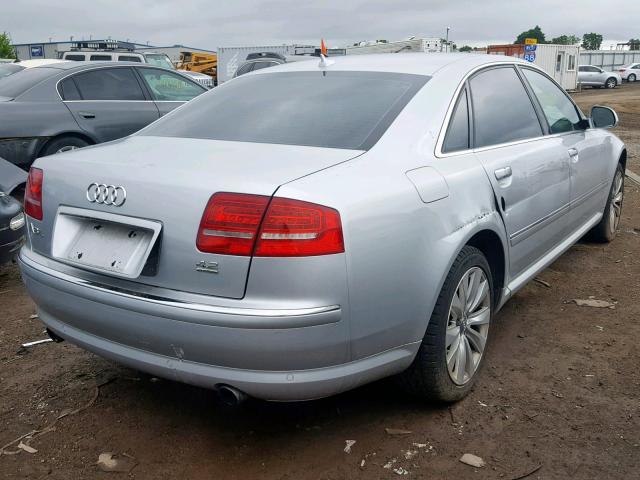 WAUMV94E38N007047 - 2008 AUDI A8 L QUATT SILVER photo 4