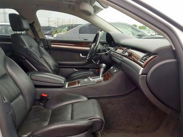 WAUMV94E38N007047 - 2008 AUDI A8 L QUATT SILVER photo 5