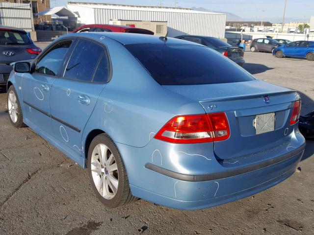 YS3FD49Y671112202 - 2007 SAAB 9-3 2.0T BLUE photo 3