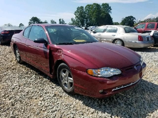 2G1WX12K059169175 - 2005 CHEVROLET MONTE CARL BURGUNDY photo 1