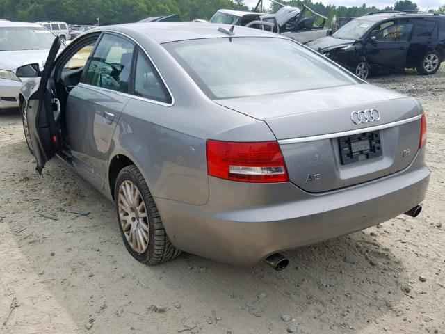 WAUDH74FX6N081003 - 2006 AUDI A6 3.2 QUA GRAY photo 3