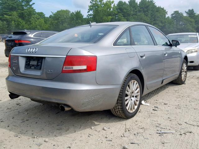 WAUDH74FX6N081003 - 2006 AUDI A6 3.2 QUA GRAY photo 4