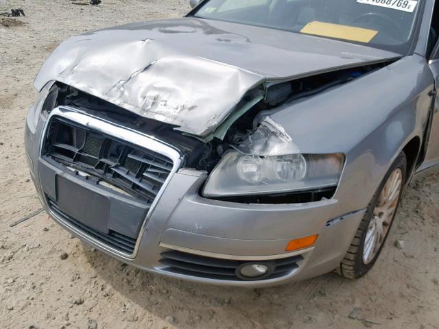 WAUDH74FX6N081003 - 2006 AUDI A6 3.2 QUA GRAY photo 9