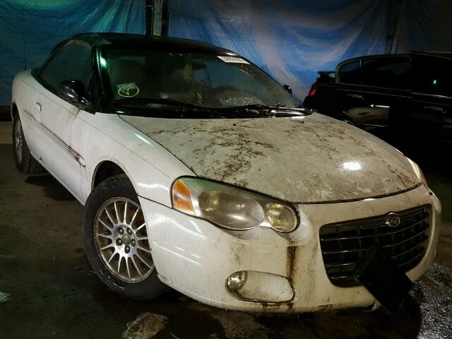 1C3EL55R64N149558 - 2004 CHRYSLER SEBRING LX WHITE photo 1