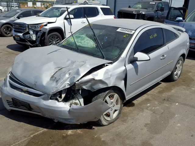 1G1AL18F787136759 - 2008 CHEVROLET COBALT LT SILVER photo 2