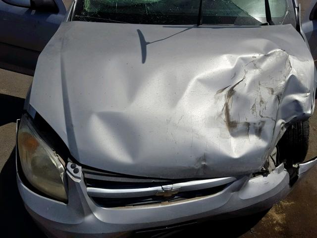 1G1AL18F787136759 - 2008 CHEVROLET COBALT LT SILVER photo 7