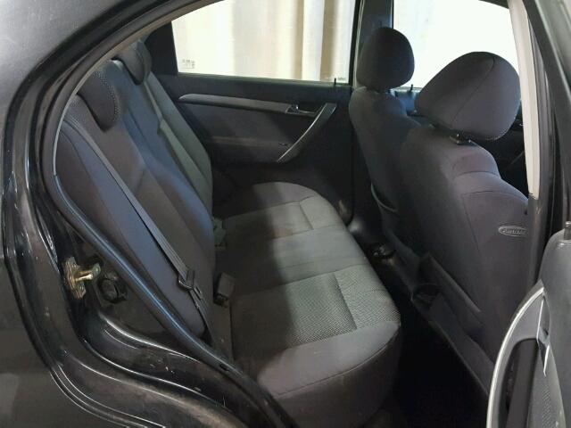 KL1TD56647B063876 - 2007 CHEVROLET AVEO BASE Qara foto 6