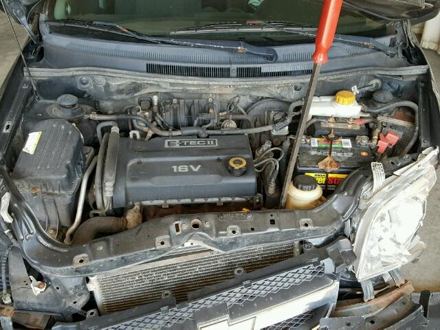 KL1TD56647B063876 - 2007 CHEVROLET AVEO BASE Qara foto 7