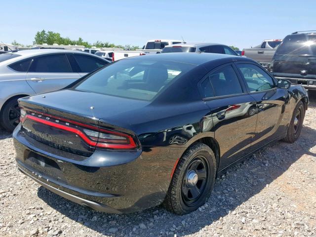 2C3CDXATXHH643406 - 2017 DODGE CHARGER PO BLACK photo 4