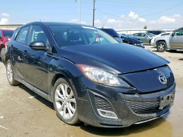 JM1BL1H58A1303562 - 2010 MAZDA 3 S BLACK photo 1