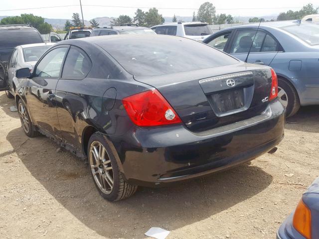 JTKDE177160071611 - 2006 TOYOTA SCION TC შავი ფოტო 3