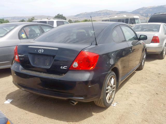 JTKDE177160071611 - 2006 TOYOTA SCION TC შავი ფოტო 4