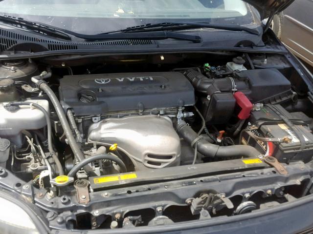 JTKDE177160071611 - 2006 TOYOTA SCION TC შავი ფოტო 7