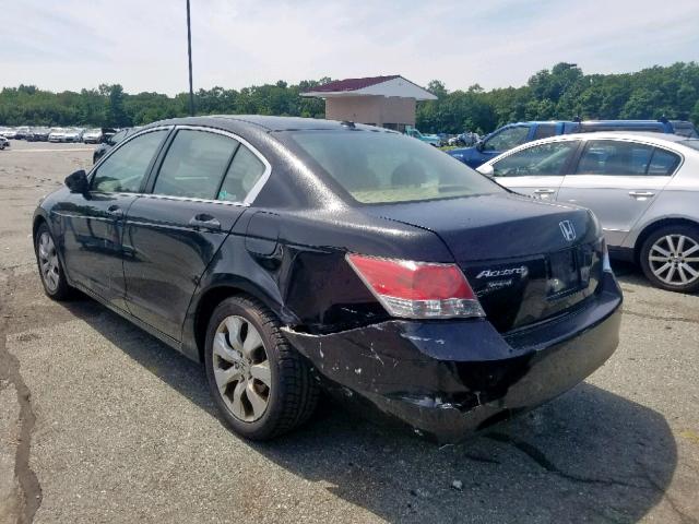 JHMCP26809C013925 - 2009 HONDA ACCORD EXL BLACK photo 3