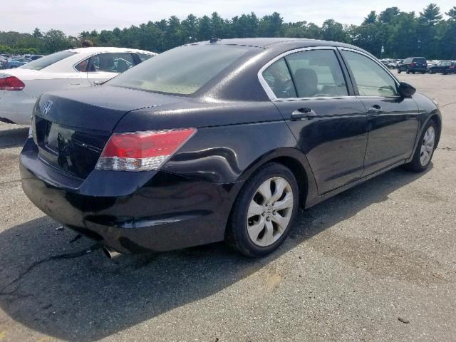 JHMCP26809C013925 - 2009 HONDA ACCORD EXL BLACK photo 4