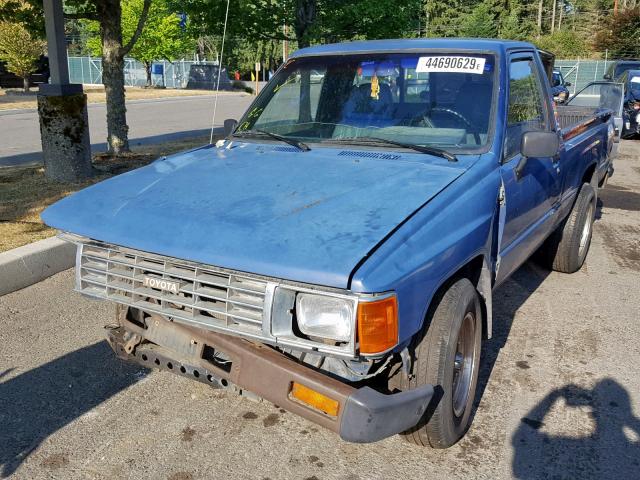 JT4RN50R5G0123453 - 1986 TOYOTA PICKUP 1/2 BLUE photo 2