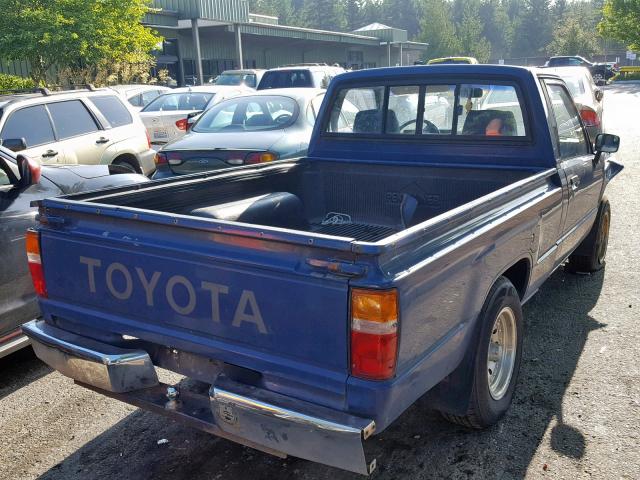 JT4RN50R5G0123453 - 1986 TOYOTA PICKUP 1/2 BLUE photo 4