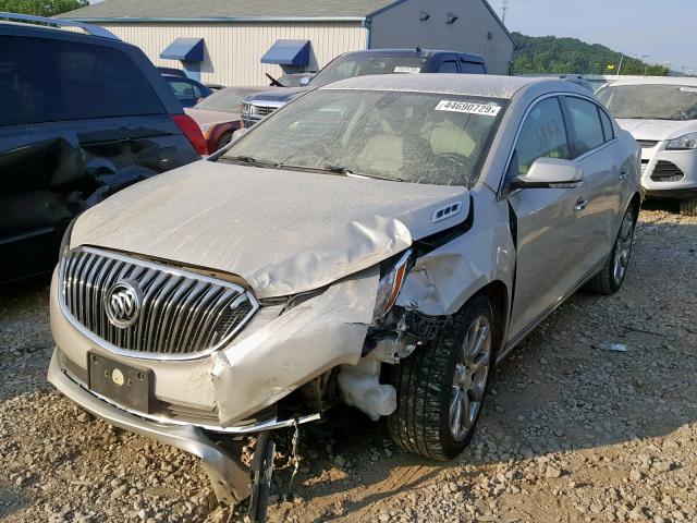 1G4GB5G30EF167190 - 2014 BUICK LACROSSE SILVER photo 2