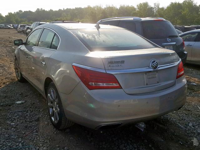 1G4GB5G30EF167190 - 2014 BUICK LACROSSE SILVER photo 3