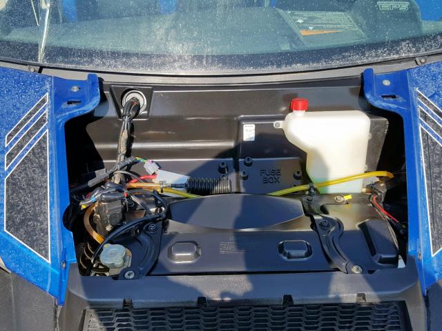 4XAUH9EA5EG349323 - 2014 POLARIS RANGER 900 BLUE photo 7