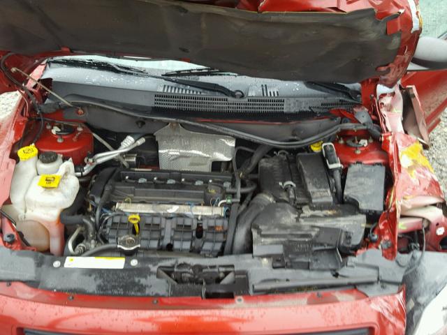 1B3HB48B57D351260 - 2007 DODGE CALIBER SX RED photo 7