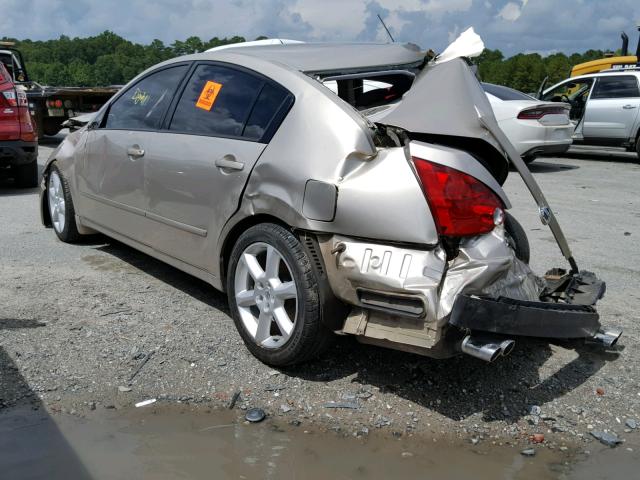 1N4BA41E75C806033 - 2005 NISSAN MAXIMA SE GOLD photo 3