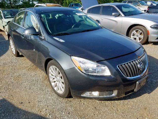 2G4GS5EV0C9169953 - 2012 BUICK REGAL PREM GRAY photo 1