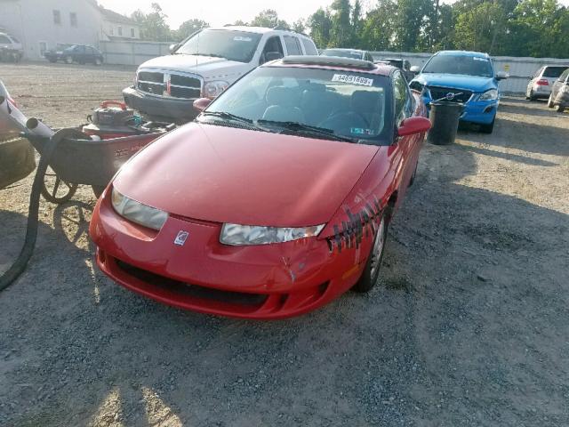 1G8ZY1278XZ331439 - 1999 SATURN SC2 RED photo 2