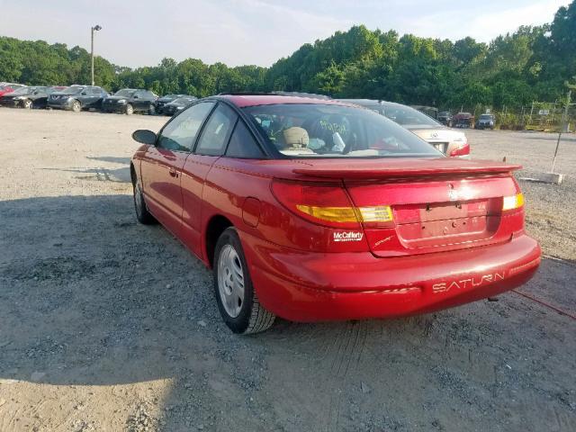 1G8ZY1278XZ331439 - 1999 SATURN SC2 RED photo 3